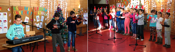Karácsonyi koncert a Zmaj iskolában 2014. december 23.